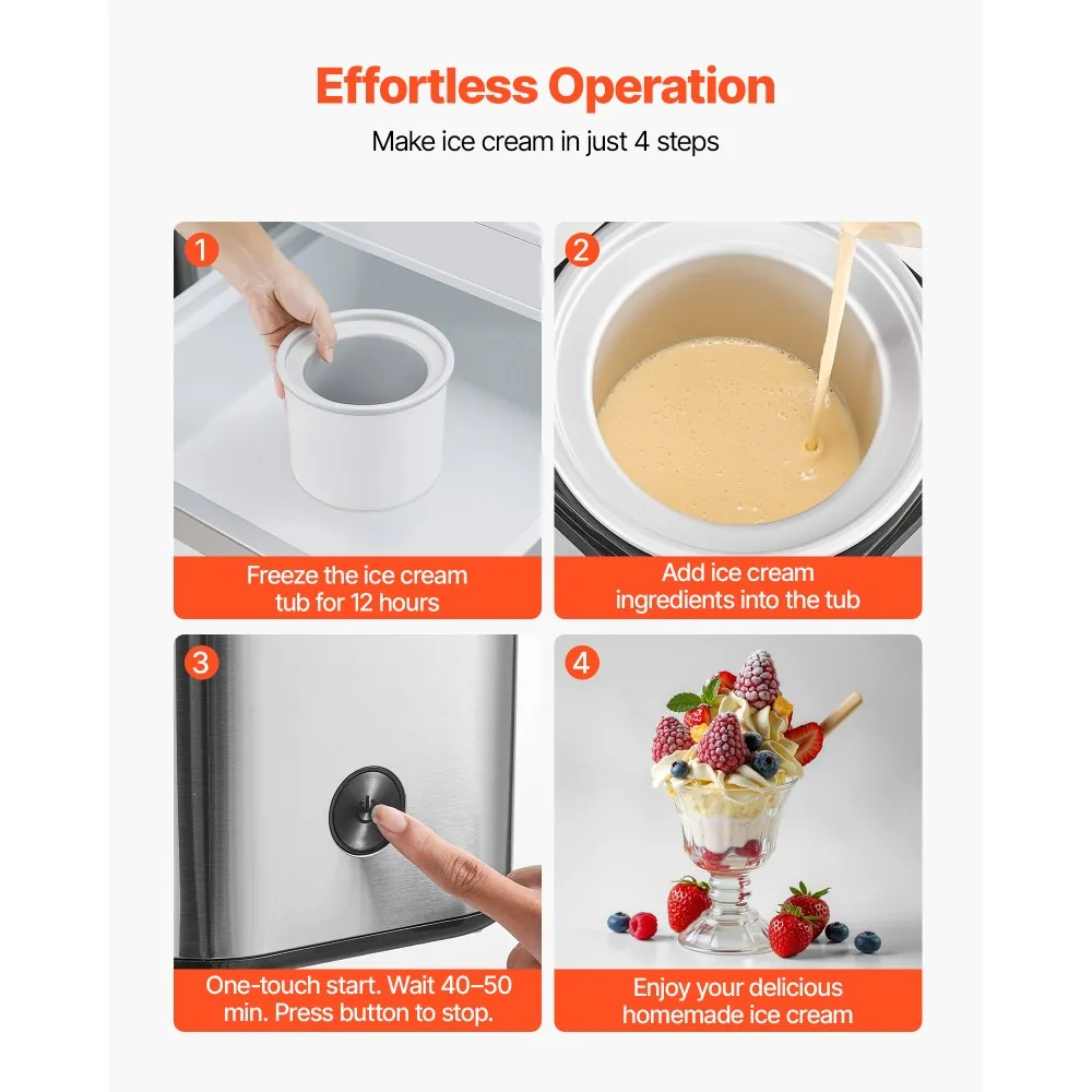VEVOR Ice Cream Maker 2 qt product image 5