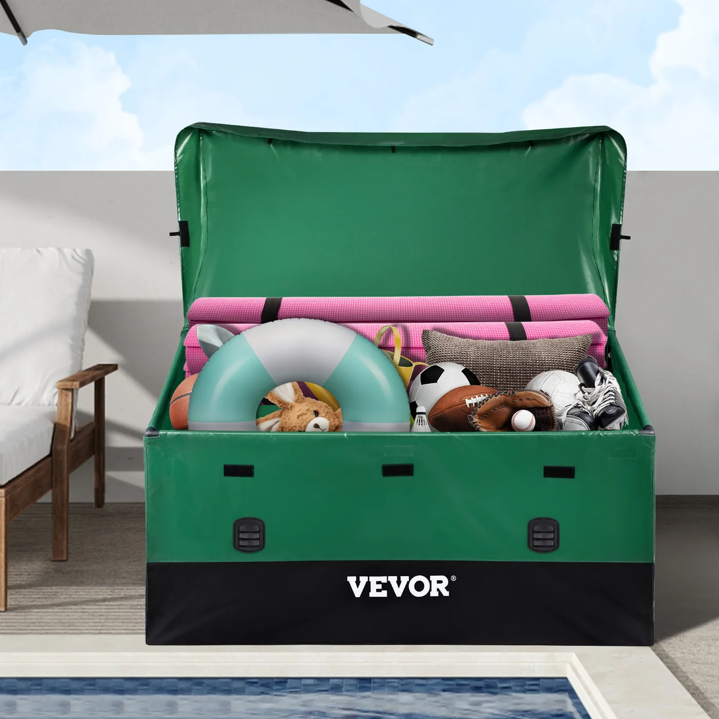 VEOVR Outdoor Storage Box 150 Gallons feature 1