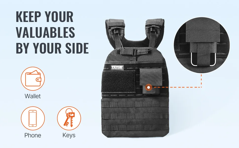 VEVOR Weighted Vest 40 lbs Yes feature 3