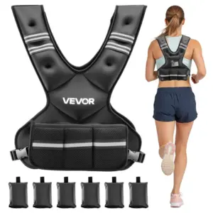 VEVOR Adjustable Weighted Vest 20 lbs Yes product image 1