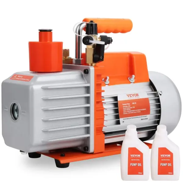 VEVOR 1/2 HP 2 Stage Rotary Vane Vacuum Pump Two-Stage Pro product image 1