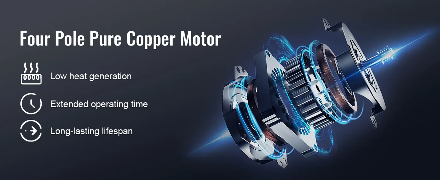 VEVOR 1/5 HP Single Stage Vacuum Pump Single-Stage Pro 3.5 C Pure Copper Coil