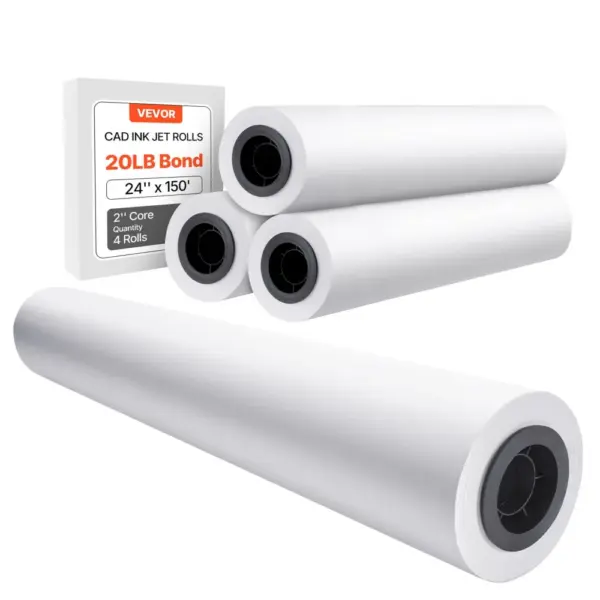 VEVOR Wide Format Paper 4 Rolls 24 inch product image 1