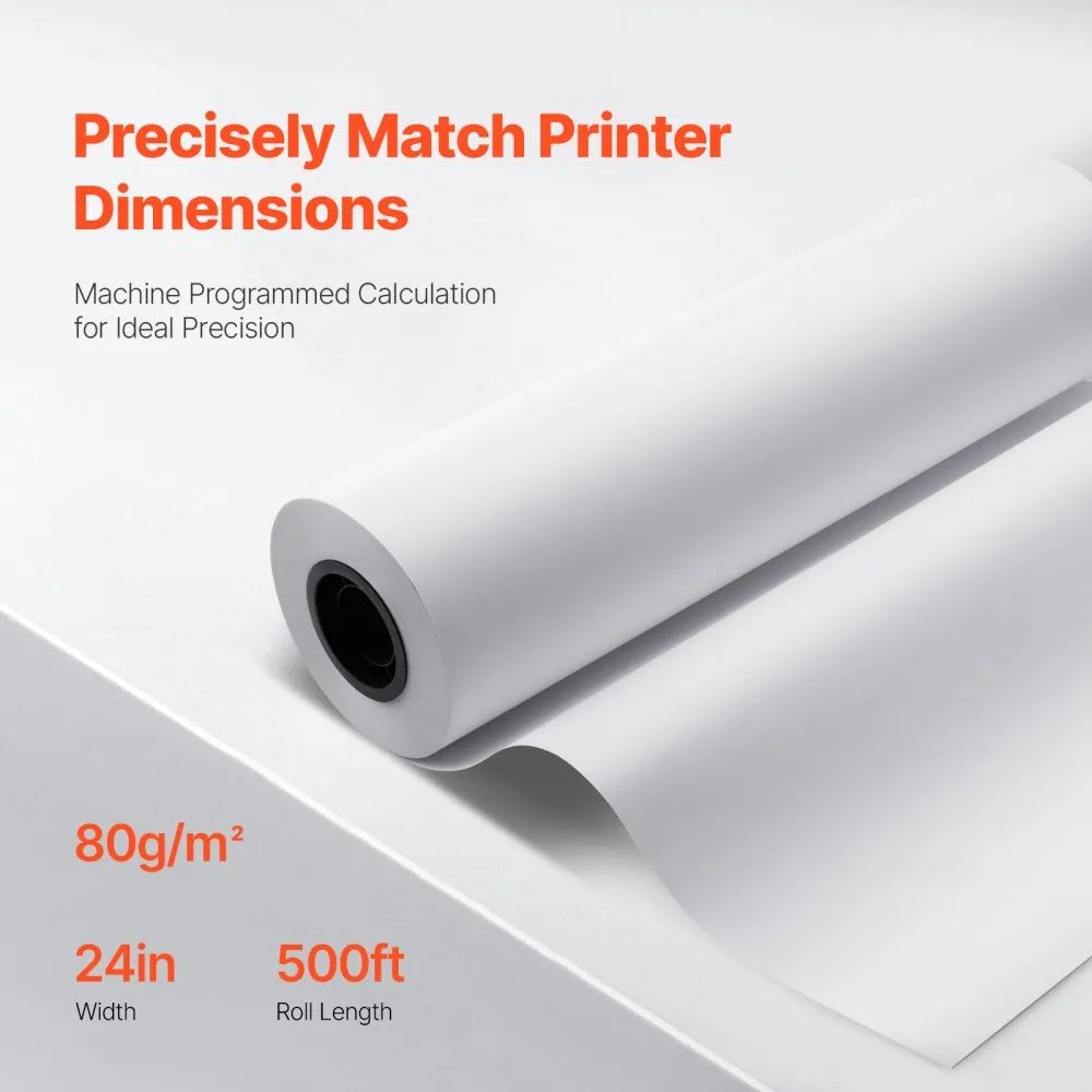 VEVOR Wide Format Paper 2 Rolls 24 inch product image 3