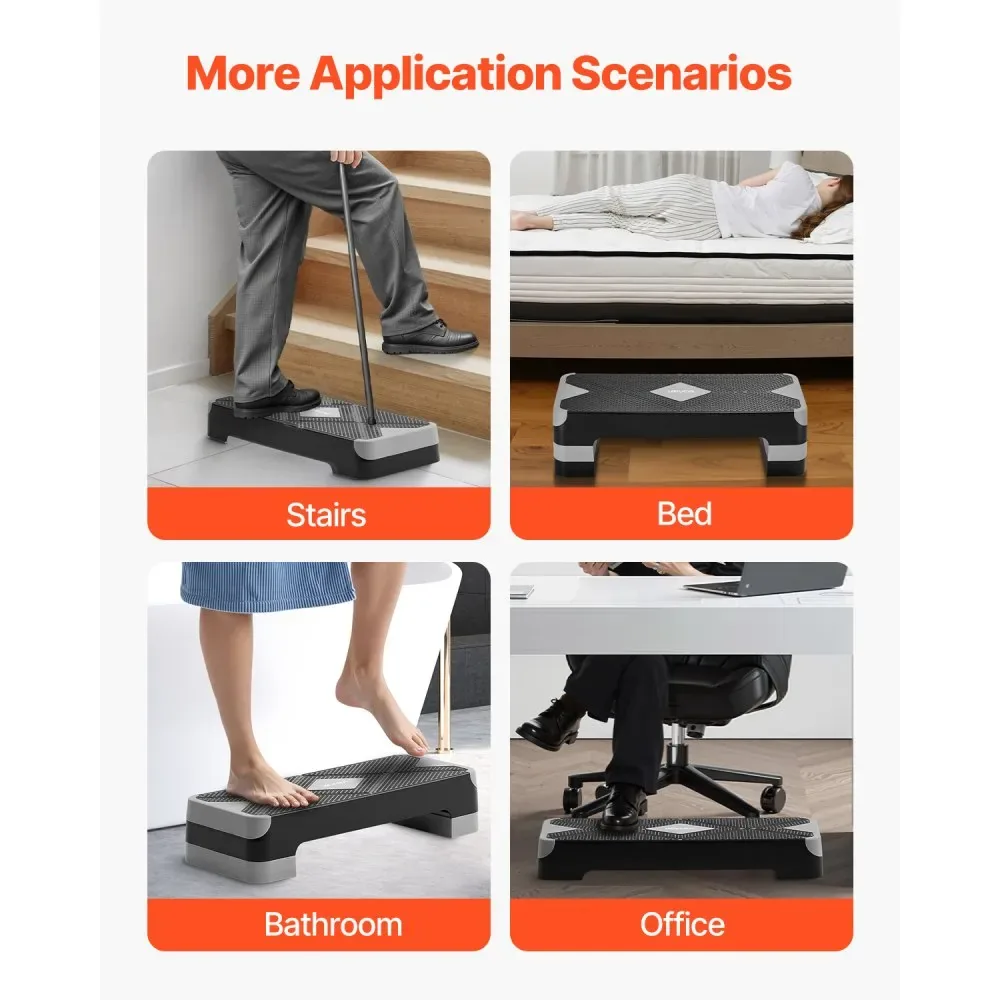 VEVOR Aerobic Exercise Step Platform Gray product image 7