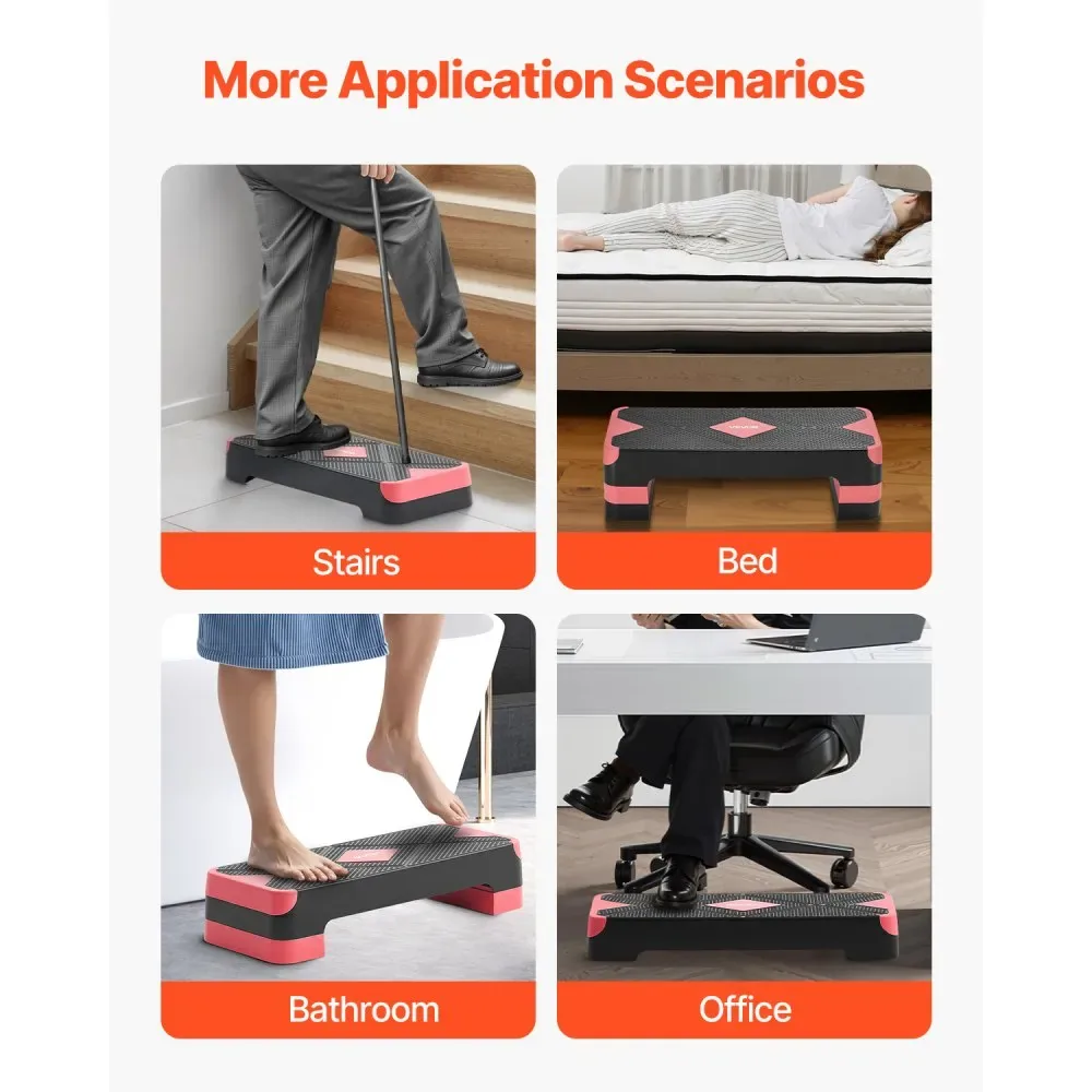 VEVOR Aerobic Exercise Step Platform Red product image 7