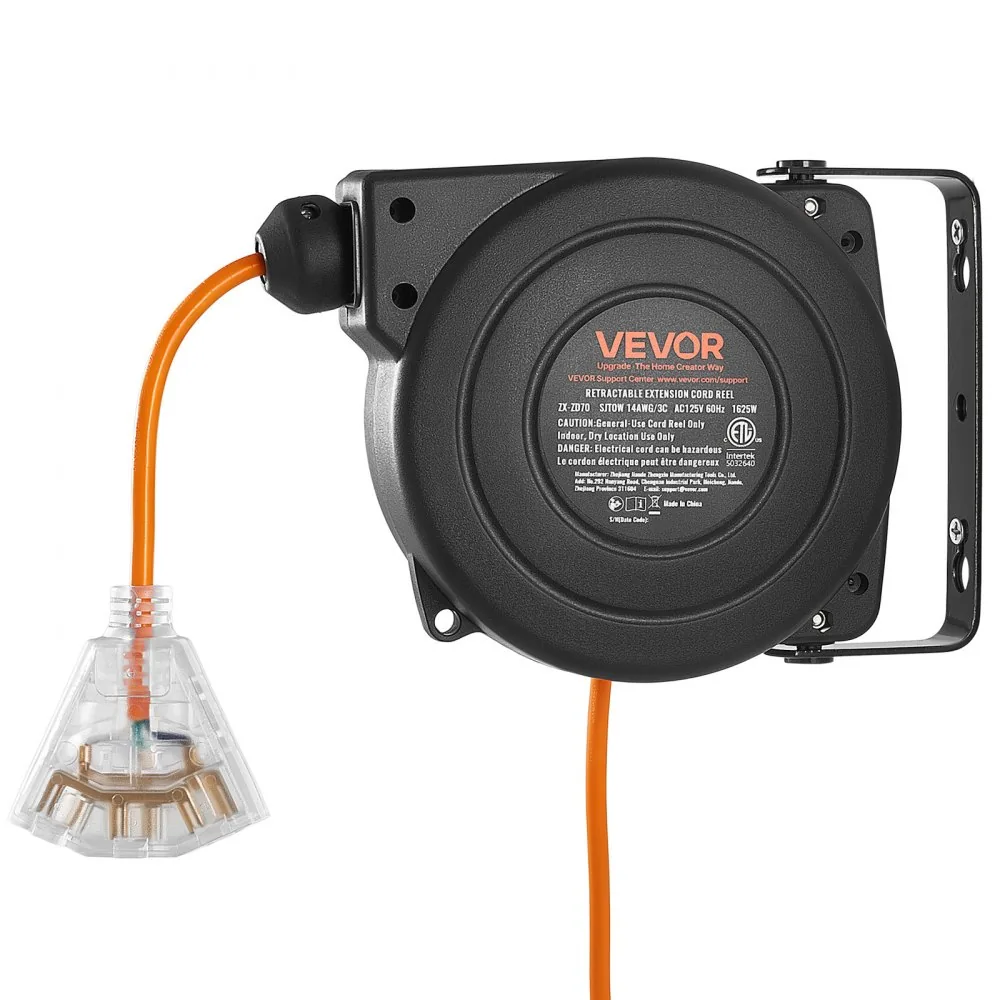 VEVOR cord reel 25FT cord lock detail
