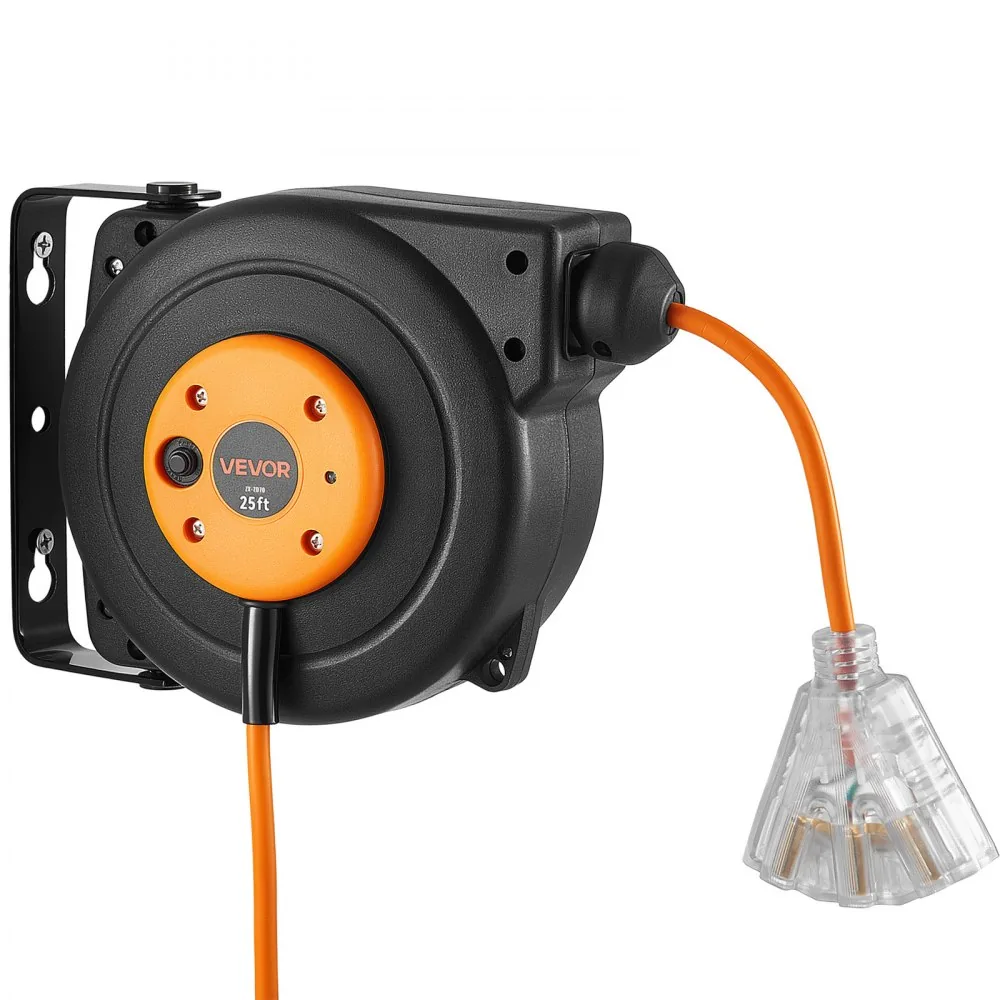 VEVOR retractable cord reel durable PP housing