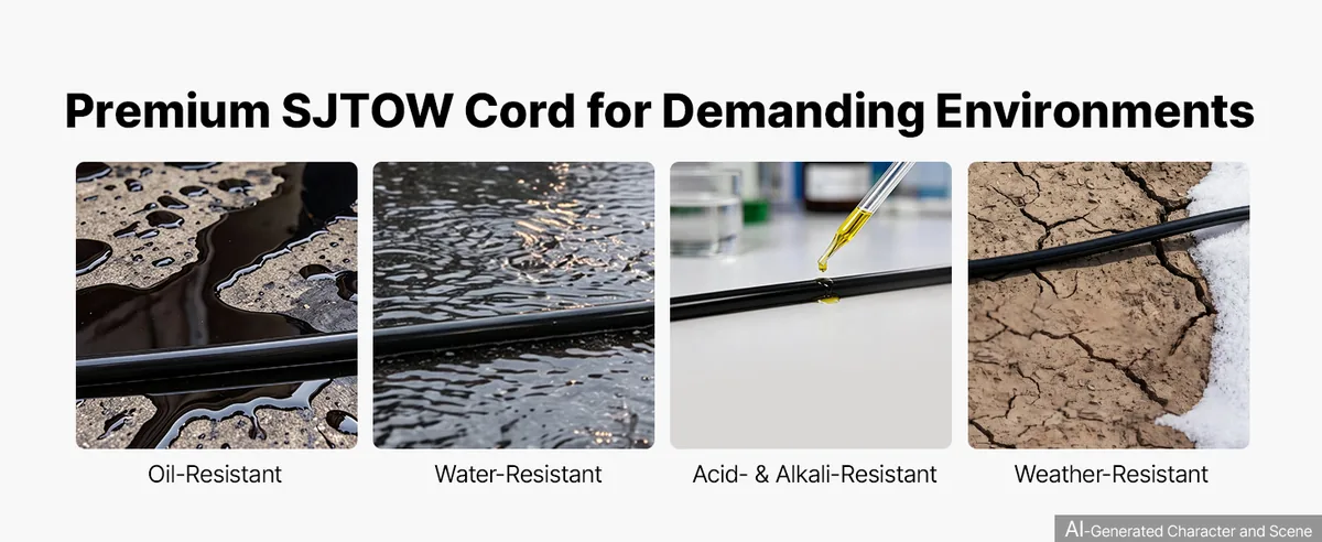 VEVOR cord reel durable SJTOW cord