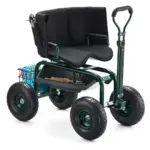 VEVOR Garden Seat with Wheels Seat Back Style product image 1