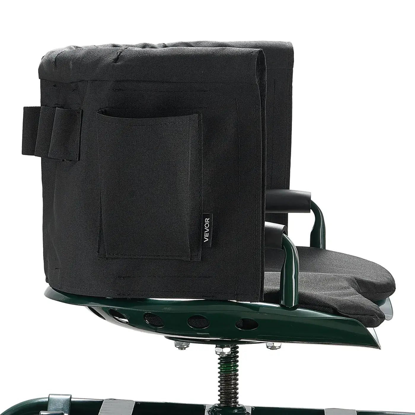 VEVOR Garden Seat with Wheels Seat Back Style 360&deg; Swivel Seat