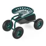 VEVOR Rolling Garden Cart with Swivel Seat Chair Style product image 1