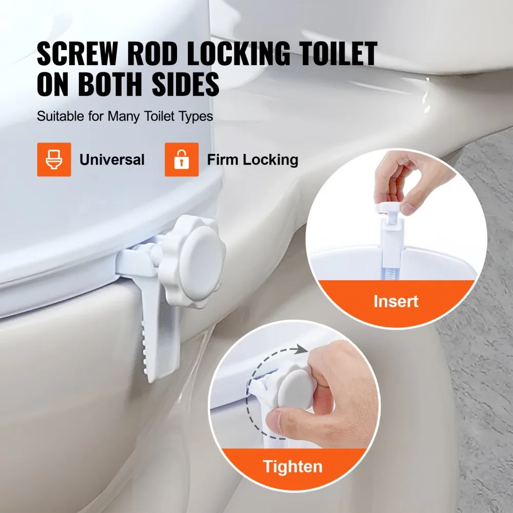 VEVOR Raised Toilet Seat 4 inch Without Armrest product image 3