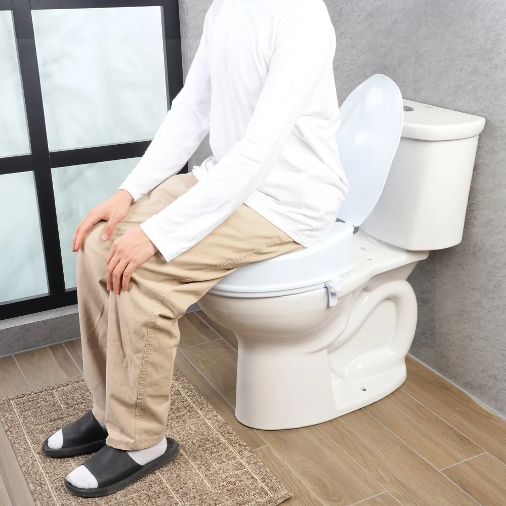 VEVOR Raised Toilet Seat 4 inch Without Armrest product image 8