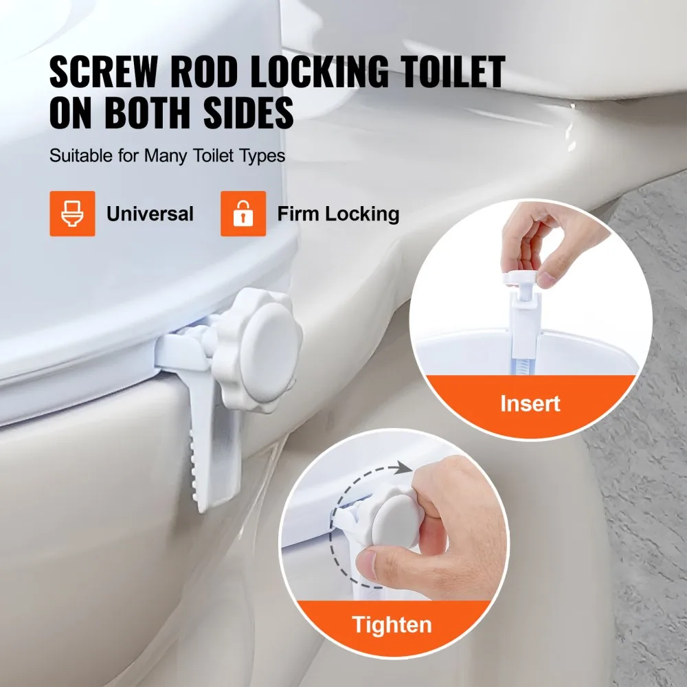VEVOR Raised Toilet Seat 6 inch Without Armrest product image 3