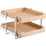 VEVOR 2 Tier Pull Out Cabinet Organizer 2 Tiers 20 x 21 in product image 1