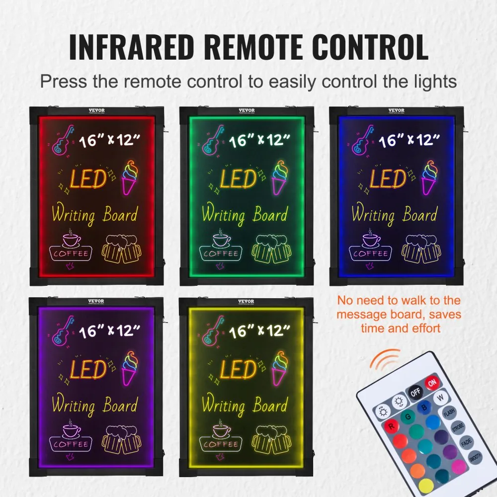 VEVOR LED Message Writing Board 12 x 16 in product image 4