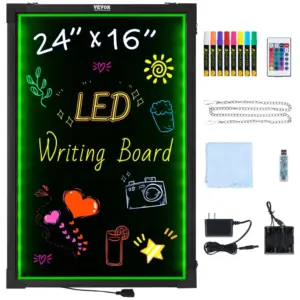 VEVOR LED Message Writing Board 16 x 24 in product image 1