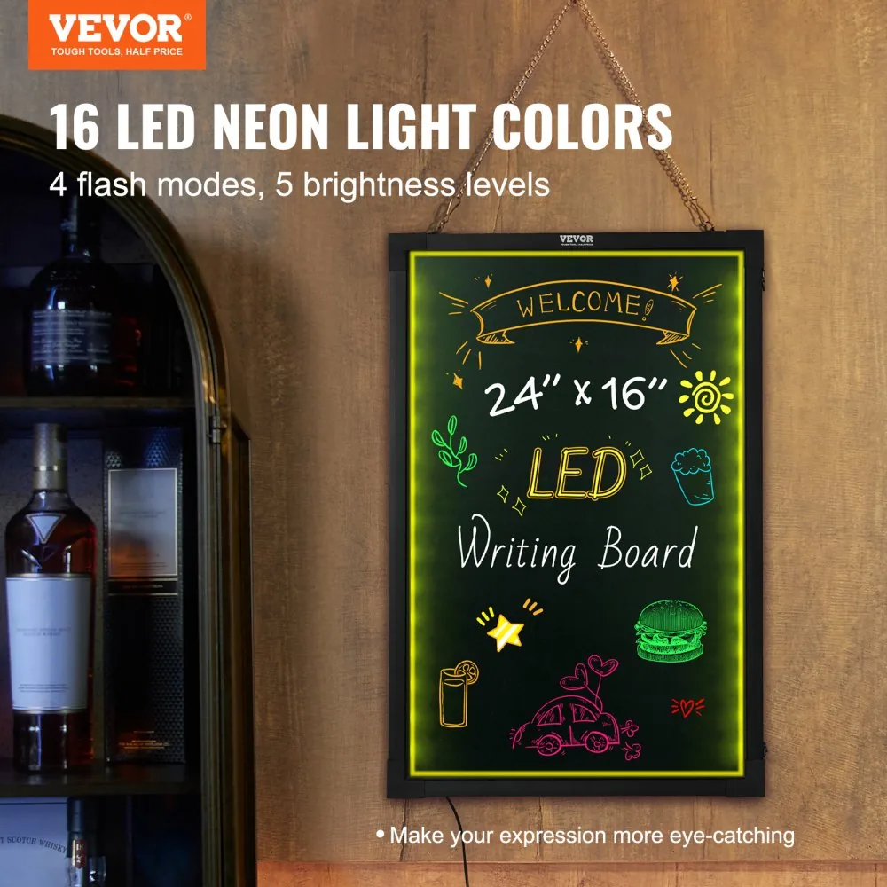 VEVOR LED Message Writing Board 16 x 24 in product image 2