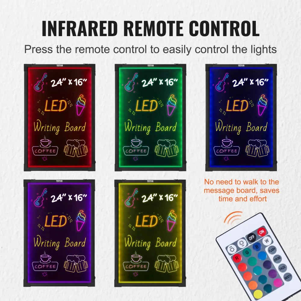 VEVOR LED Message Writing Board 16 x 24 in product image 4
