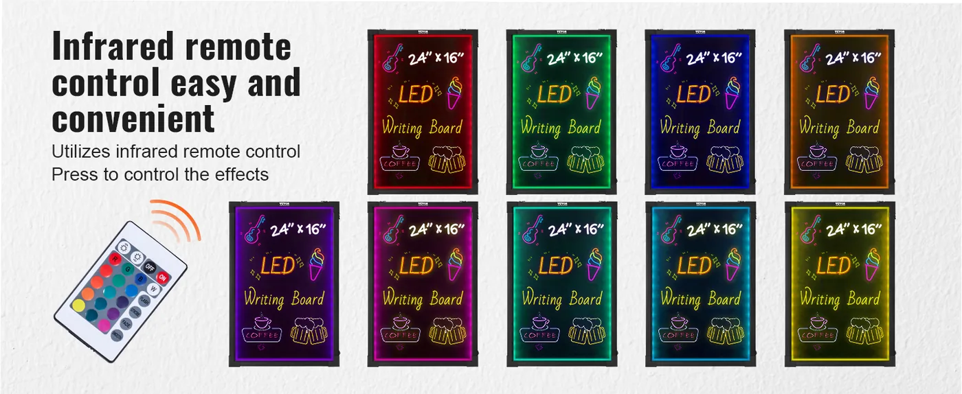 VEVOR LED Message Writing Board 16 x 24 in feature 2
