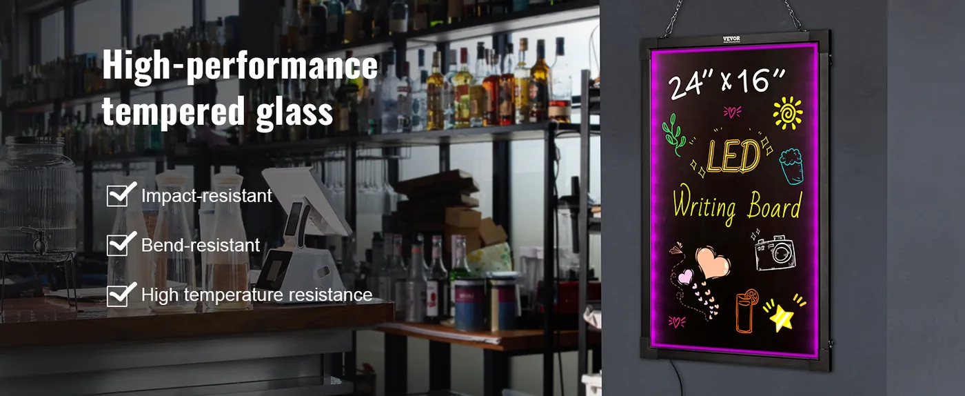 VEVOR LED Message Writing Board 16 x 24 in feature 3