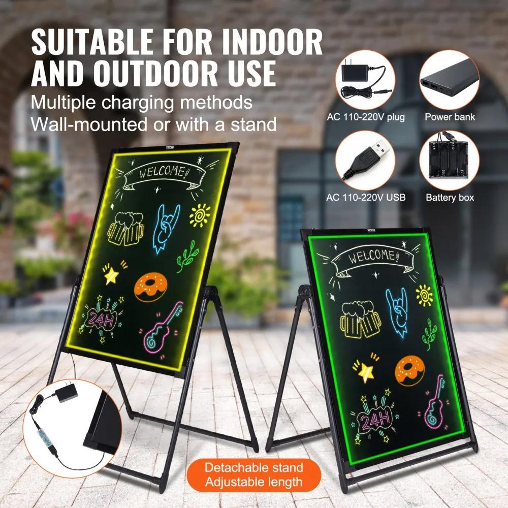VEVOR LED Message Writing Board 32 x 24 in product image 3