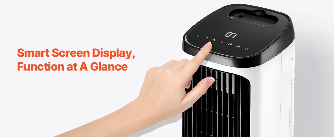 VEVOR Tower Fan 40inch Tower Fan-Large Water Tank LED Display