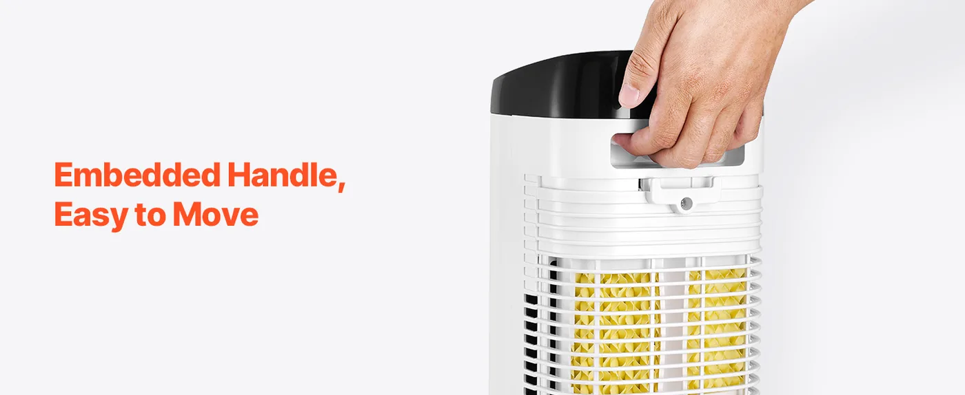VEVOR Tower Fan 40inch Tower Fan-Large Water Tank Moving Made Easy