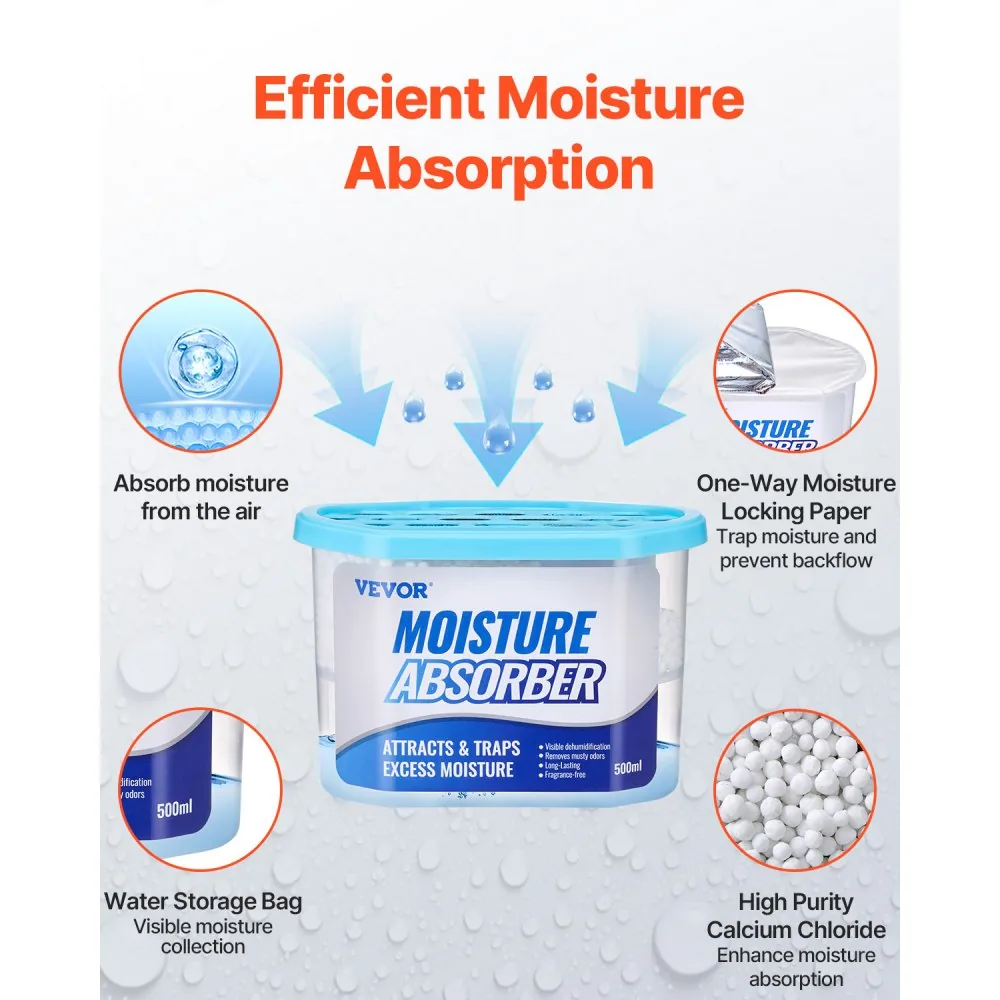 VEVOR Moisture Absorber Boxes 6-Piece Set Boxed product image 2