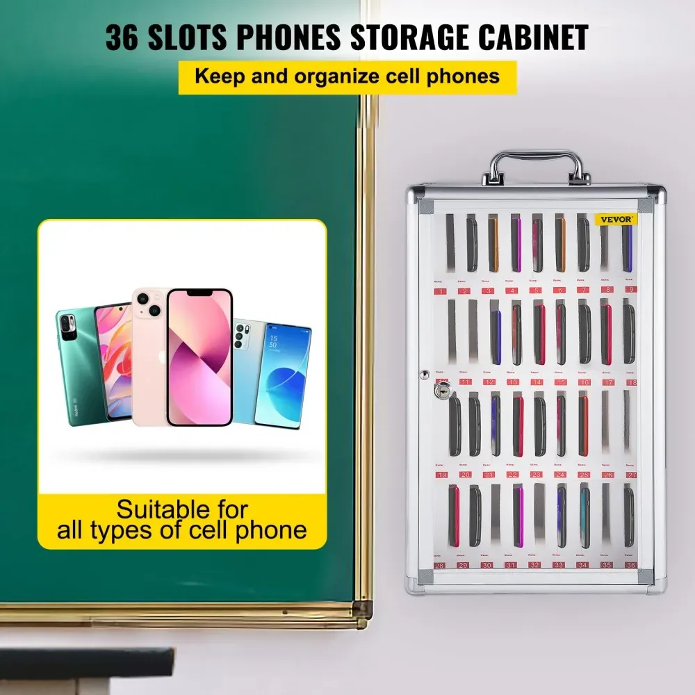 VEVOR phone cabinet in classroom
