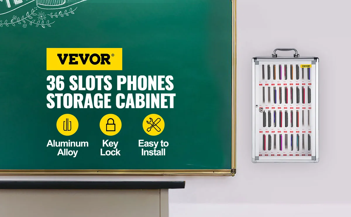 VEVOR 36 slot cell phone cabinet for storage