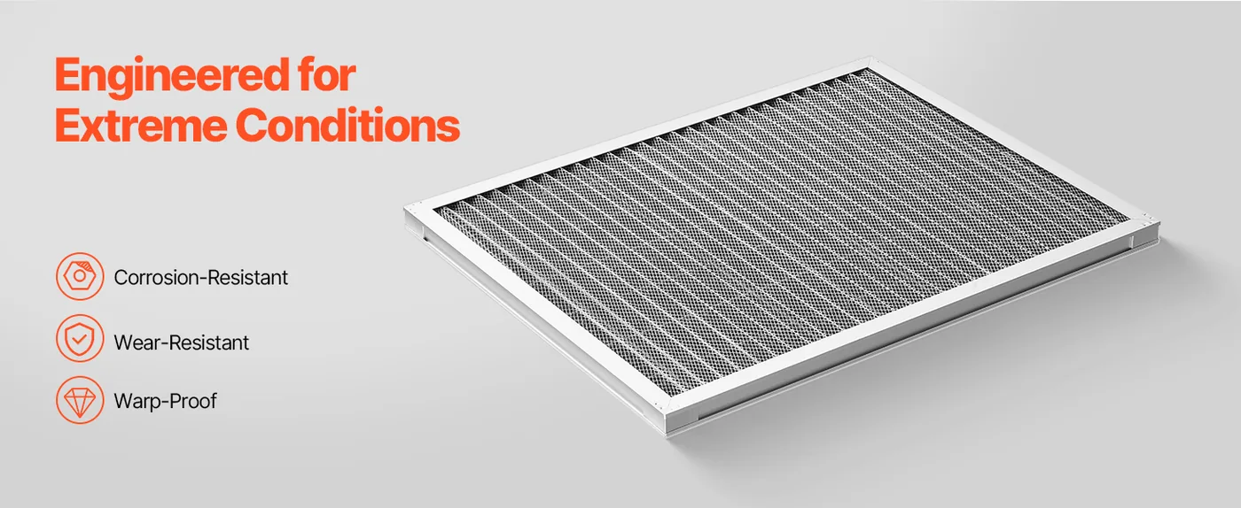 VEVOR Electrostatic Air Filter 16x20x1 inch Built to Last