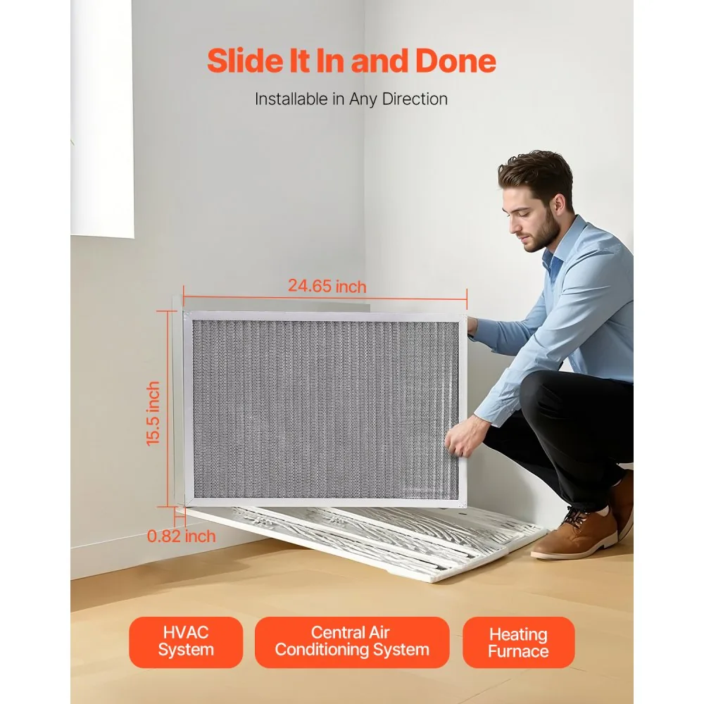 VEVOR Electrostatic Air Filter 16x25x1 inch product image 4