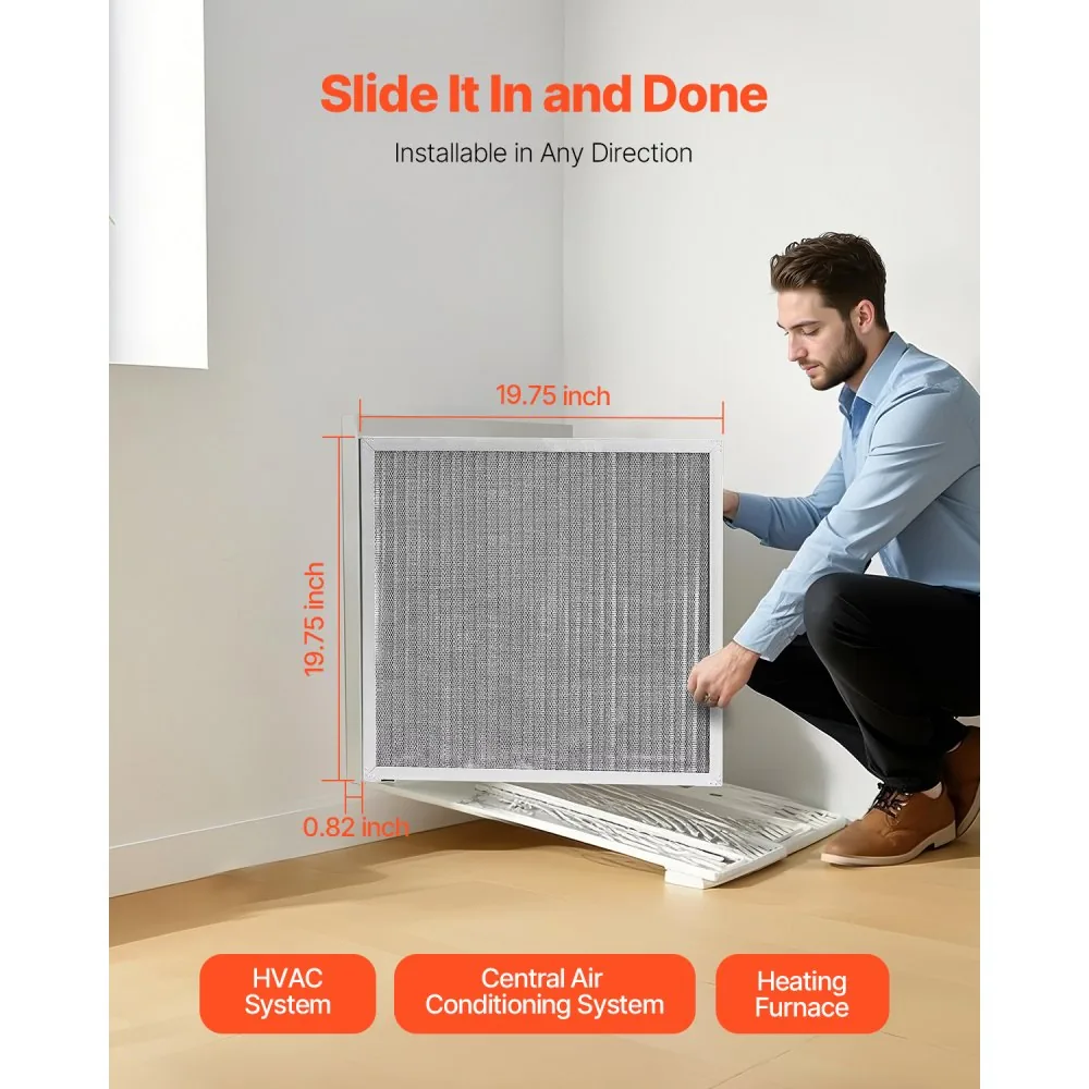 VEVOR Electrostatic Air Filter 20x20x1 inch product image 4