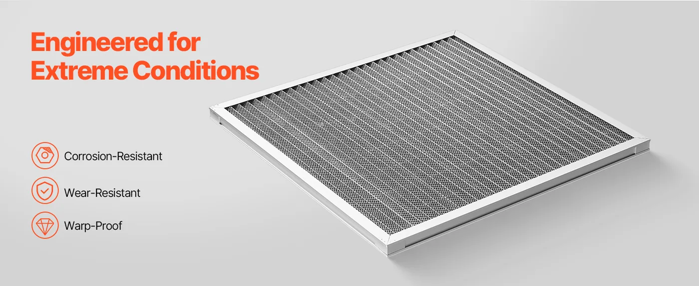 VEVOR Electrostatic Air Filter 20x20x1 inch Built to Last