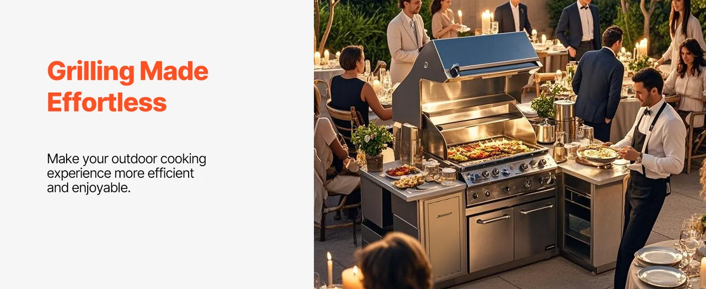 VEVOR Outdoor Kitchen Trash Drawer Integrated 14.5" W × 18.5 Scene 2