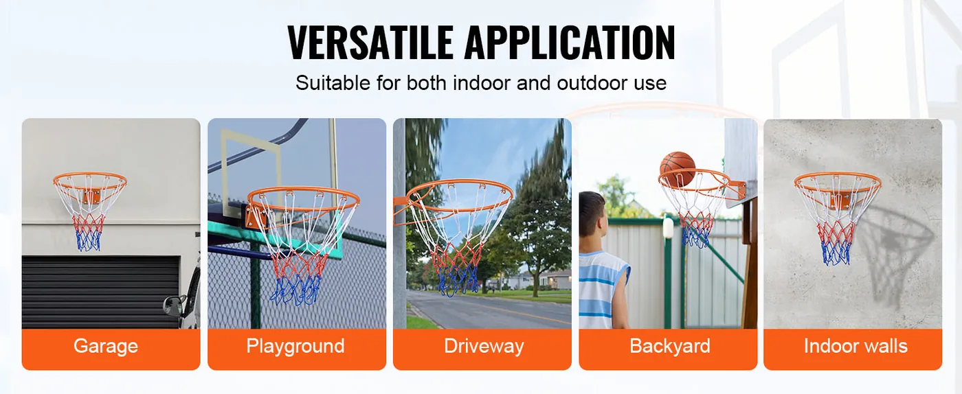VEVOR Basketball Rim Integrated 0 feature 4