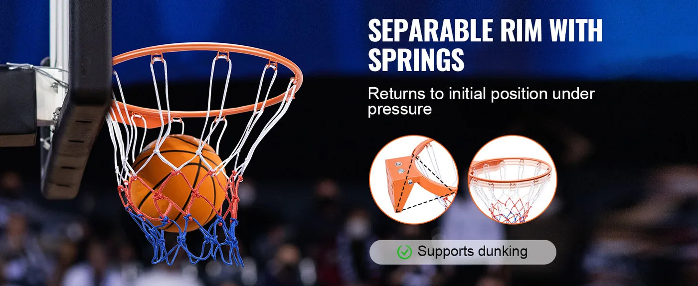 VEVOR Basketball Rim Split 2 feature 2