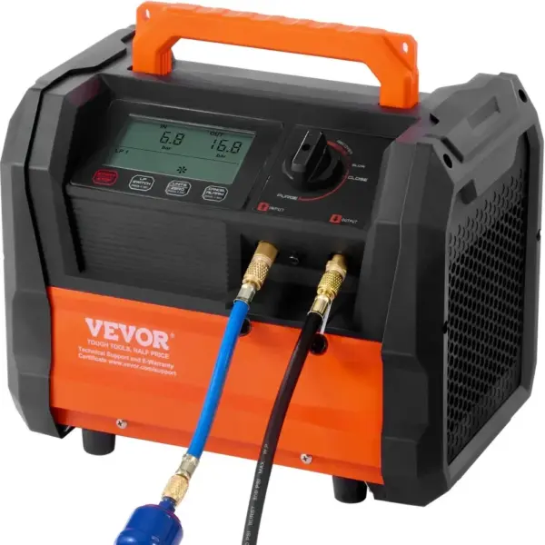 VEVOR Refrigerant Recovery Machine Black-orange 1 HP Brushle product image 1
