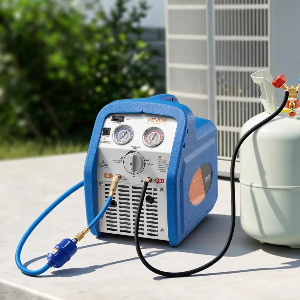 VEVOR Portable Refrigerant Recovery Machine Blue 3/4HP Brush product image 8
