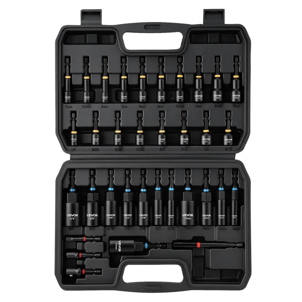 VEVOR Master Magnetic Impact Nut Driver Set 34-Piece 34pcs product image 1