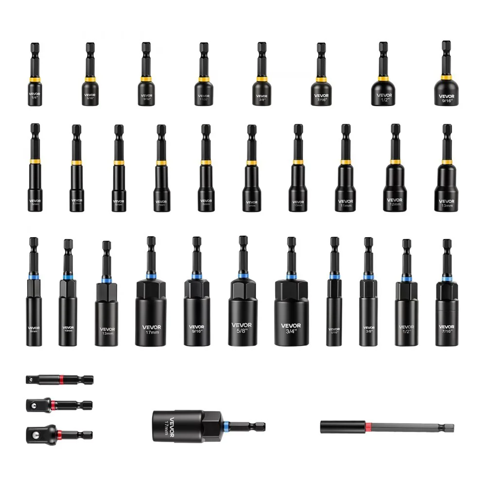 VEVOR Master Magnetic Impact Nut Driver Set 34-Piece 34pcs product image 10