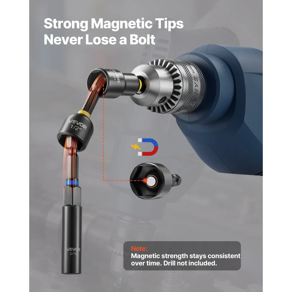 VEVOR Master Magnetic Impact Nut Driver Set 55PCS product image 3