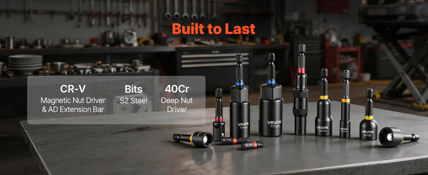 VEVOR Master Magnetic Impact Nut Driver Set 55PCS feature 3