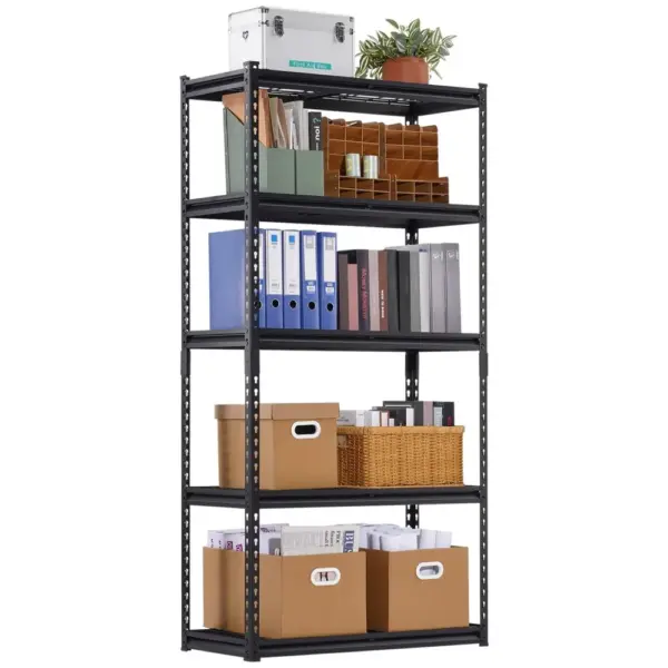 VEVOR Storage Shelves 16x36x72 inch Black product image 1