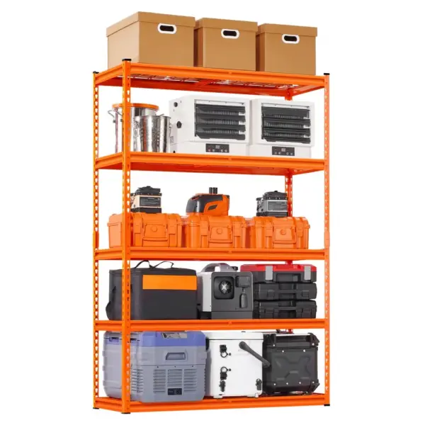 VEVOR Storage Shelves 18x48x72 inch Orange product image 1