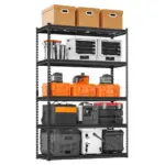 VEVOR Storage Shelves 18x48x72 inch Black product image 1