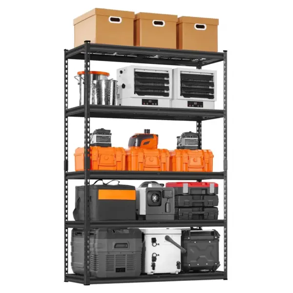 VEVOR Storage Shelves 18x48x72 inch Black product image 1