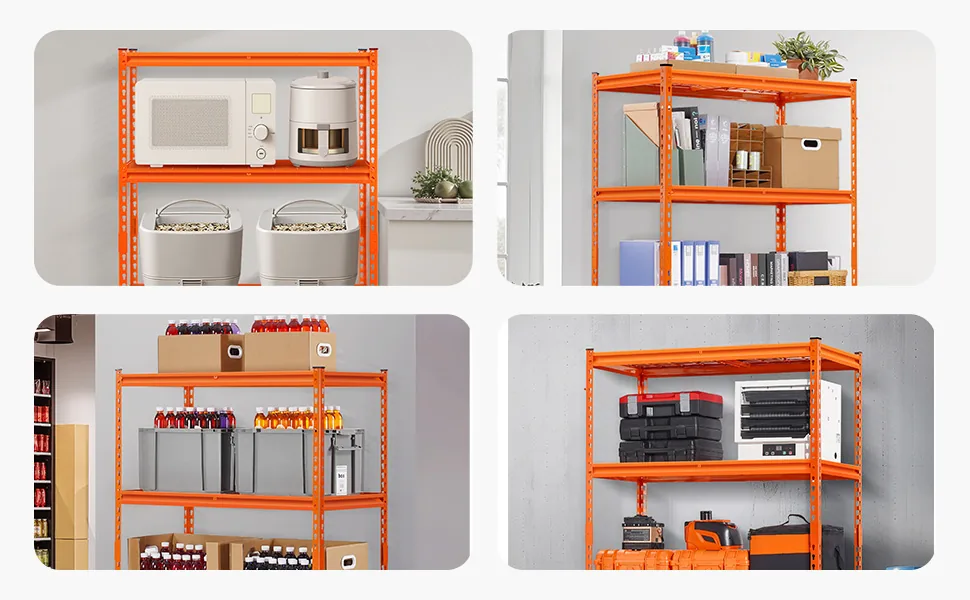 VEVOR Storage Shelves 20x40x60 inch Orange feature 3